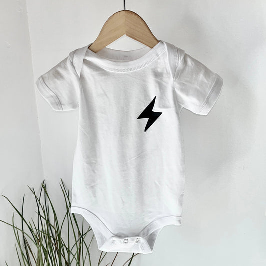 Lightning Smiley Face Bodysuit