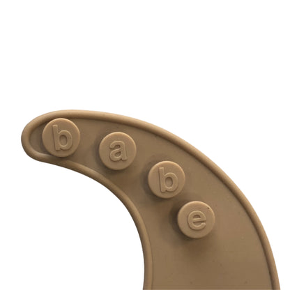 Silicone Bibs - Tan/Rad/Bro