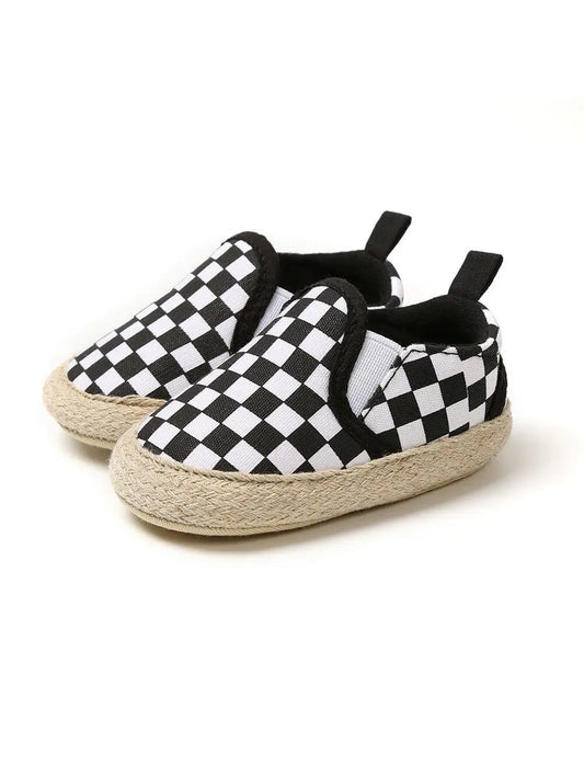 Casual Slip Ons - Checkered